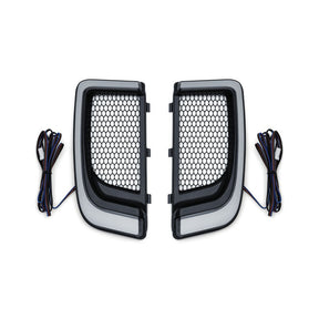 Kuryakyn, Tracer LED lighting for fairing lower grill black SADDLEBAGS TRIMS Kuryakyn