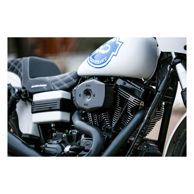 S&S, Stealth Tribute air cleaner kit. Black Air Cleaner S&S