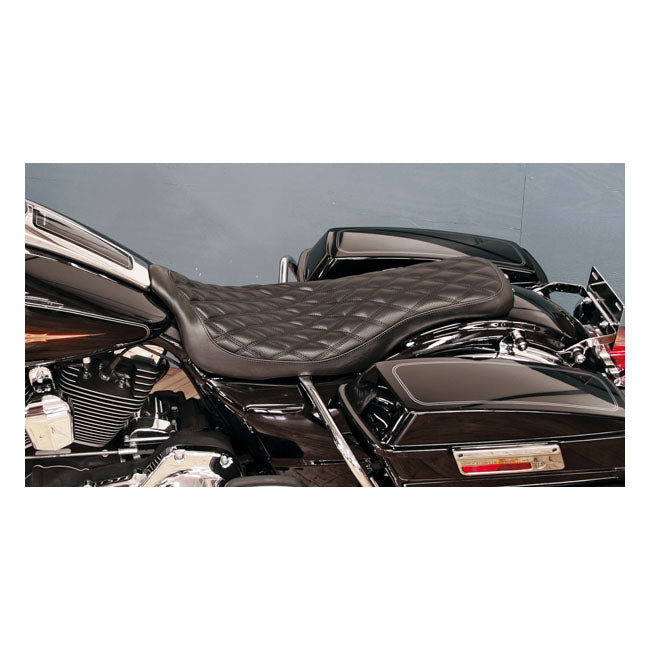 Roland Sands Design, 2-up Flatout seat. Boss Black SEATS Roland Sands Design