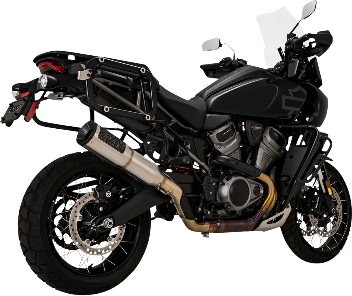 Adventure Hi-Output 450 - Pan America Slip-On Exhaust Vance & Hines