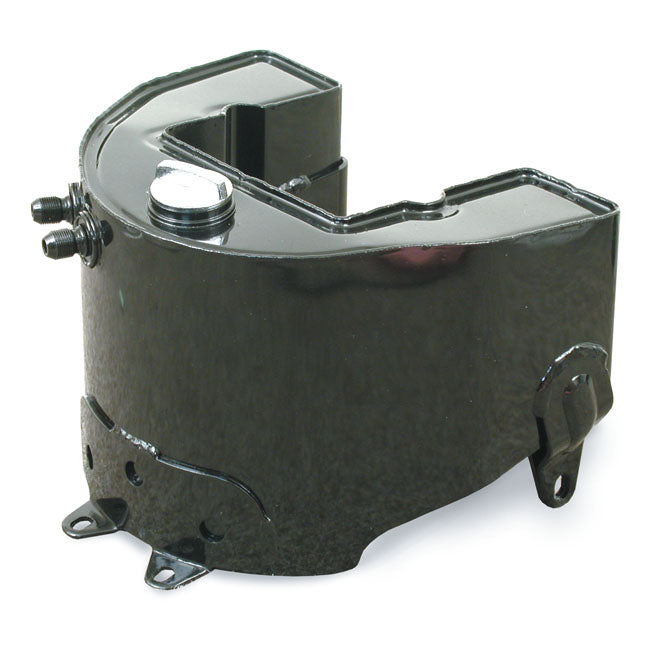 Oil Tank, Horseshoe Top Fill. Black Oil Tank Mcs