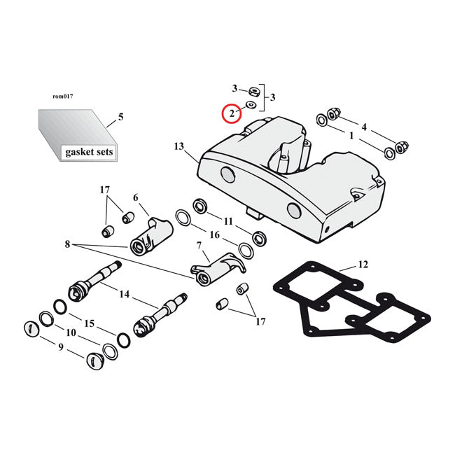 Washer, Black Rocker Covers Gaskets And Seals Mcs