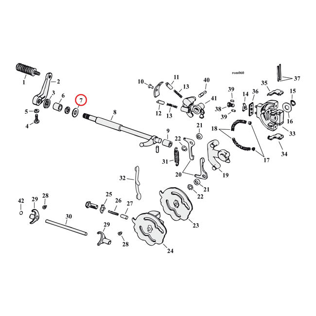 Thrust Washer, Shifter Shaft Transmission Misc Mcs