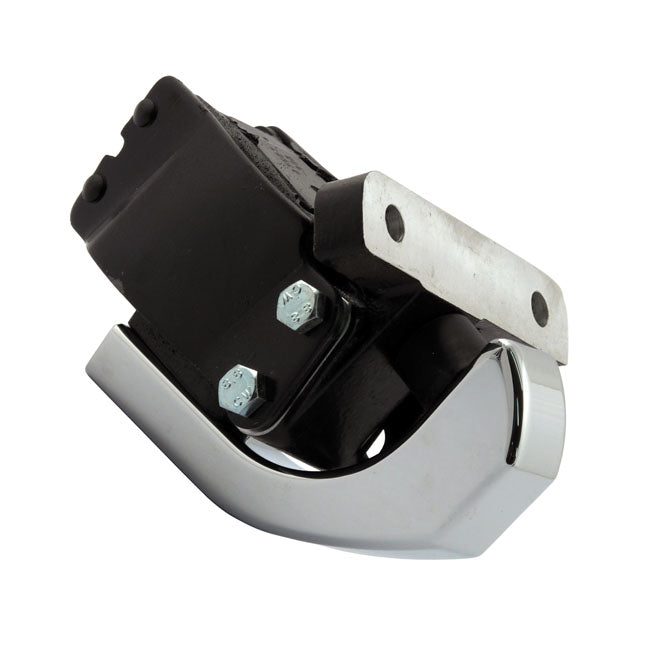 BDL, billet engine stabilizer for Dyna. Chrome MOTOR MOUNTS Belt Drives Ltd.