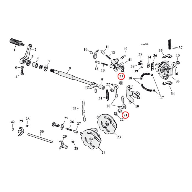 Spacer, Shifter Pawl Transmission Misc Mcs