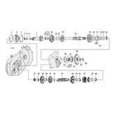 Thrust Washer, Mainshaft. Left Transmission Misc Mcs