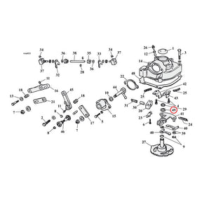 Thrust Washer, Shifter Cam Transmission Top Cover Parts Mcs