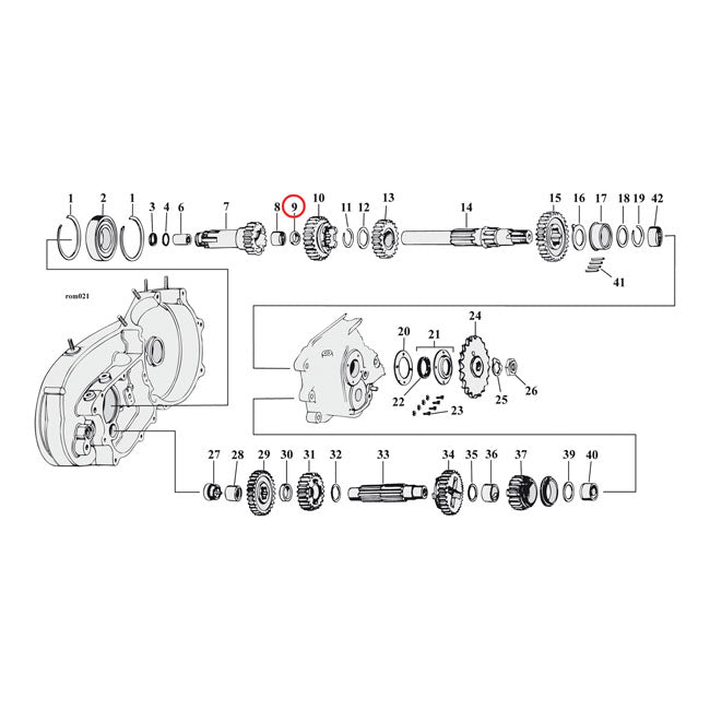 Thrust Washer, Mainshaft. Left Transmission Misc Mcs