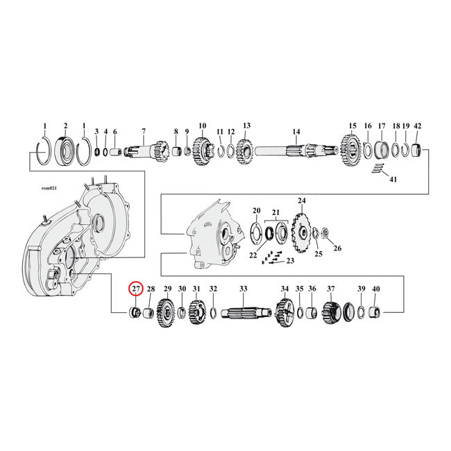 Oiler Plug, Transmission Countershaft Transmission Parts Mcs