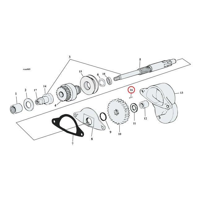 Roll Pin Starter Repl Parts Mcs