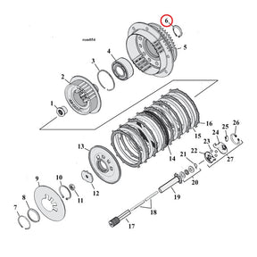 Retaining Ring, Clutch Bearing Retaining Rings Mcs