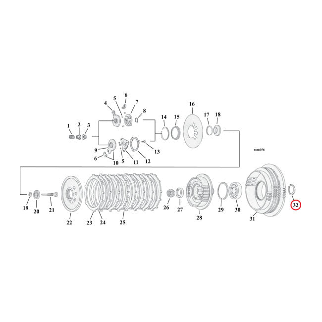 Retaining Ring, Clutch Bearing Retaining Rings Mcs