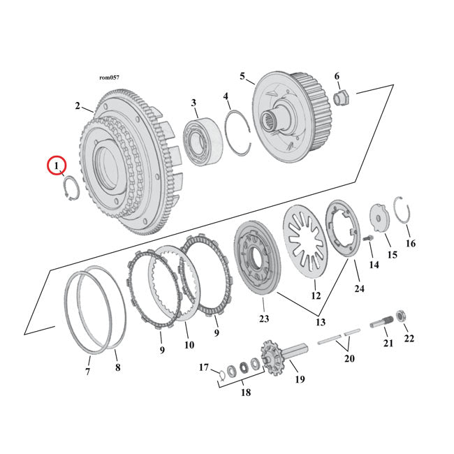Retaining Ring, Clutch Bearing Retaining Rings Mcs