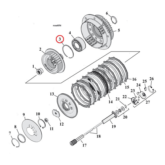 Retaining Ring, Clutch Bearing Retaining Rings Mcs