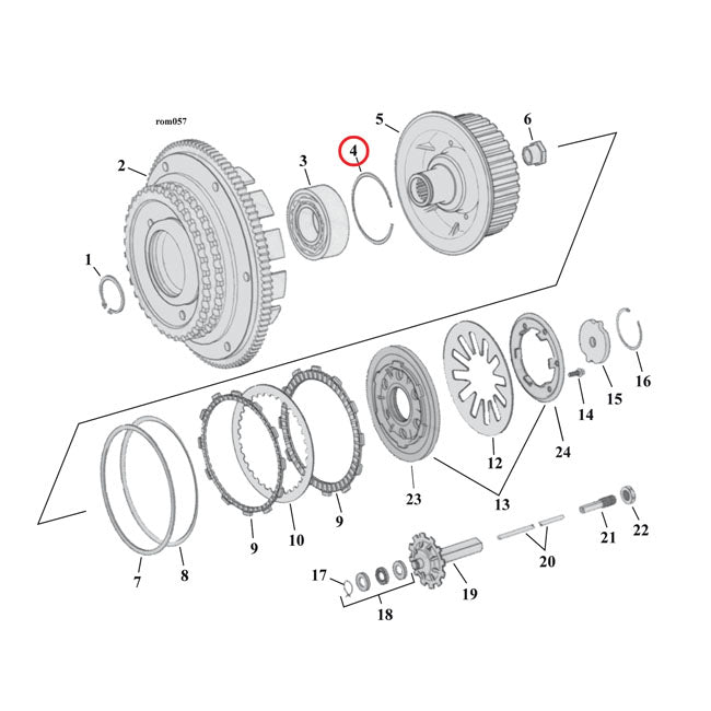 Retaining Ring, Clutch Bearing Retaining Rings Mcs