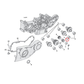 Woodruff Key, T Key Oil Pump Parts Mcs