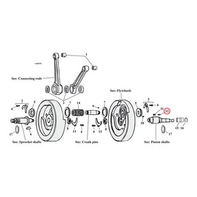 Woodruff Key, T Key Oil Pump Parts Mcs