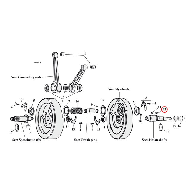 Woodruff Key, T Key Oil Pump Parts Mcs