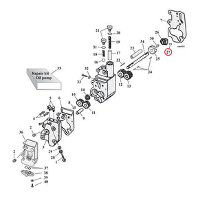 Woodruff Key, T Key Oil Pump Parts Mcs