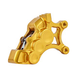 6-Piston Differential Bore Brake Calipers Right, 14" Gold Brake Calipers Arlen Ness