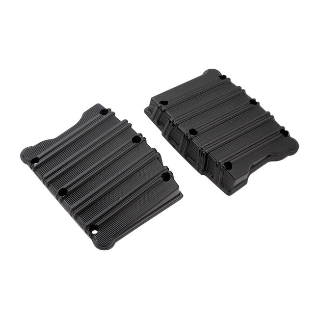 Arlen Ness 10-Gauge® Twin Cam Rocker Box Covers, All Black - 99-17 Twin Cam Rocker Covers Arlen Ness