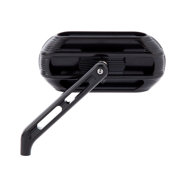 Left Sidekick Forged Mirror, Black Mirrors Arlen Ness