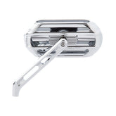 Left Sidekick Forged Mirror, Chrome Mirrors Arlen Ness