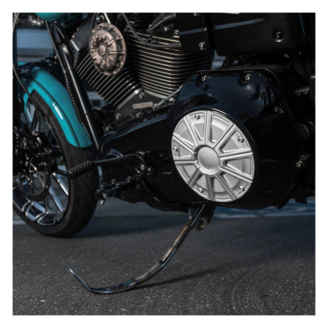 Arlen Ness 10-Gauge® Derby Cover, Chrome - Touring Derby Cover Arlen Ness