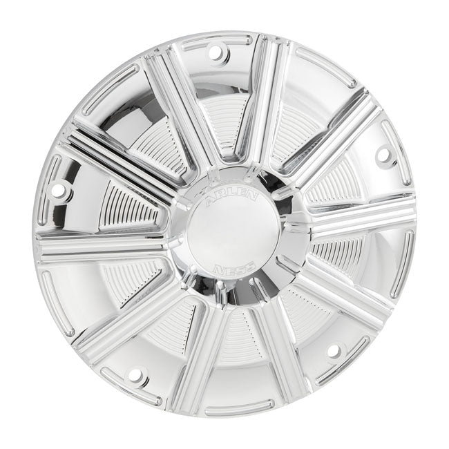 Arlen Ness 10-Gauge® Derby Cover, Chrome - Touring Derby Cover Arlen Ness