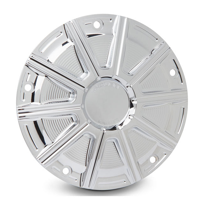 Arlen Ness 10-Gauge® Derby Cover, Chrome Derby Cover Arlen Ness