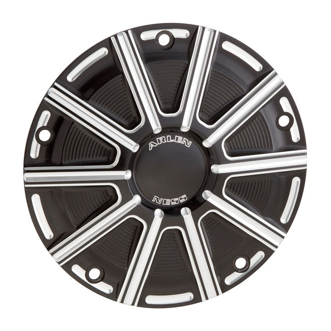 Arlen Ness 10-Gauge® Derby Cover, Black - Twin Cam / Milwaukee 8 Derby Cover Arlen Ness