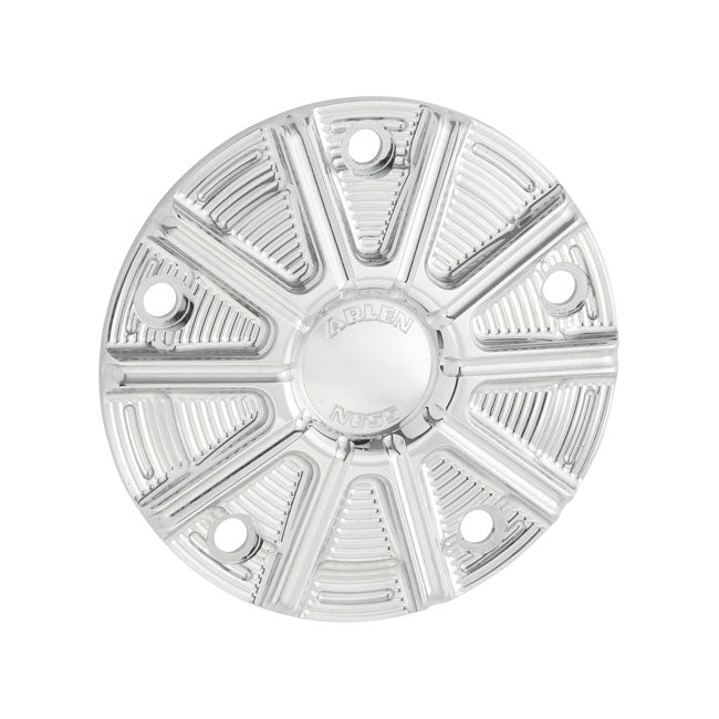 Arlen Ness 10-Gauge® Point Cover, Chrome - 99-17 Twin Cam Point Covers Arlen Ness