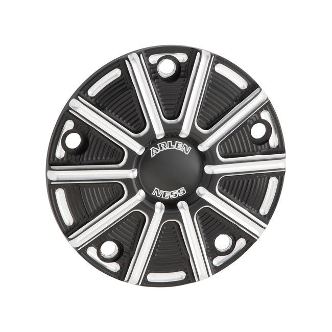 Arlen Ness 10-Gauge® Point Cover, Black - 99-17 Twin Cam Point Covers Arlen Ness