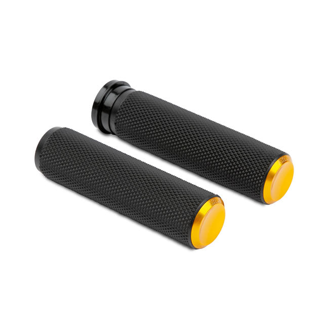 Knurled Grips TBW, Gold Grips Arlen Ness