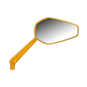 Right Mini Stocker Forged Mirror, Gold Mirrors Arlen Ness