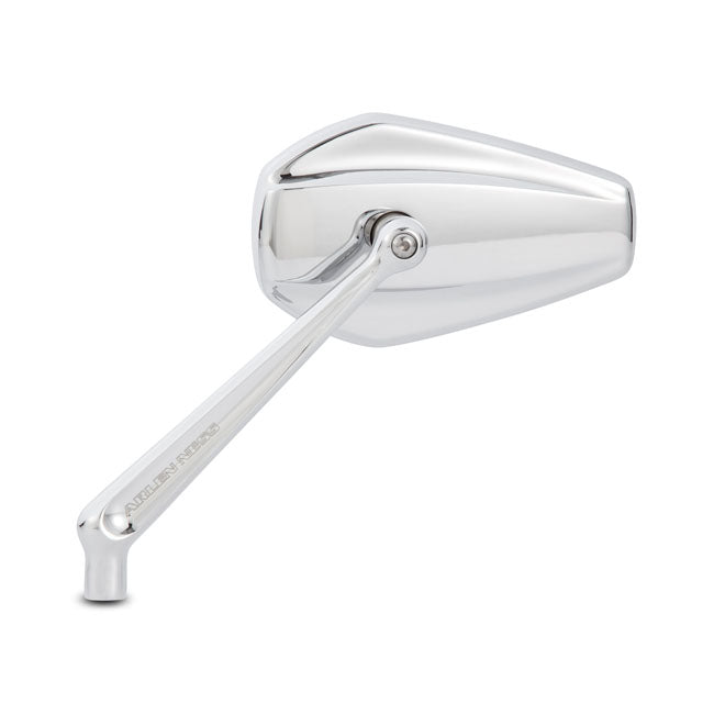 Left Mini Stocker Forged Mirror, Chrome Mirrors Arlen Ness