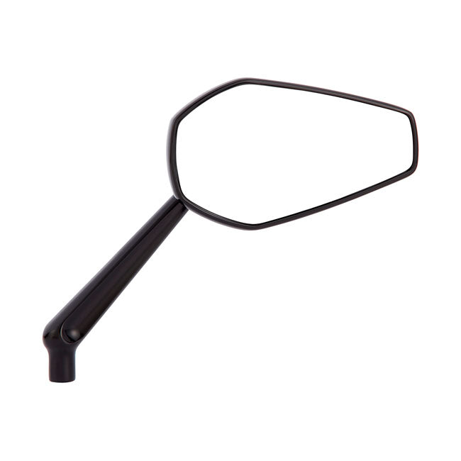Right Mini Stocker Forged Mirror, Black Mirrors Arlen Ness
