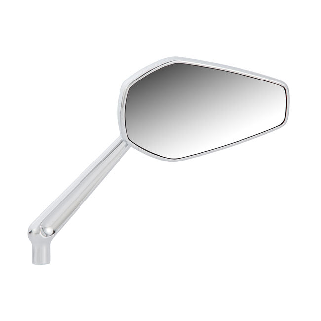 Right Mini Stocker Forged Mirror, Chrome Mirrors Arlen Ness