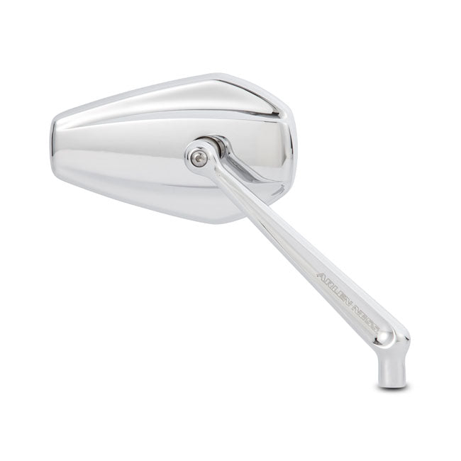 Right Mini Stocker Forged Mirror, Chrome Mirrors Arlen Ness
