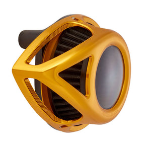 Arlen Ness, Clear Tear air cleaner assembly. Gold Air Cleaner Arlen Ness
