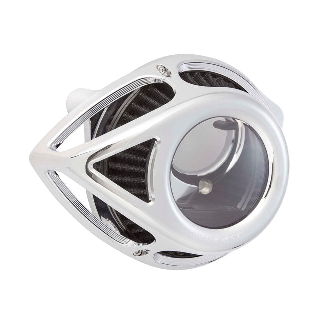 Arlen Ness Air Clr Tear Flt Chrome Air Cleaner Arlen Ness