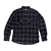 Mcs Worker Flanel Shirt Black/Grey Shirts Mcs