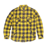 Mcs Worker Flanel Shirt Yellow/Grey Mcs Default Title