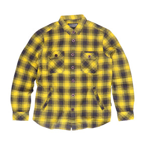 Mcs Worker Flanel Shirt Yellow/Grey Mcs Default Title