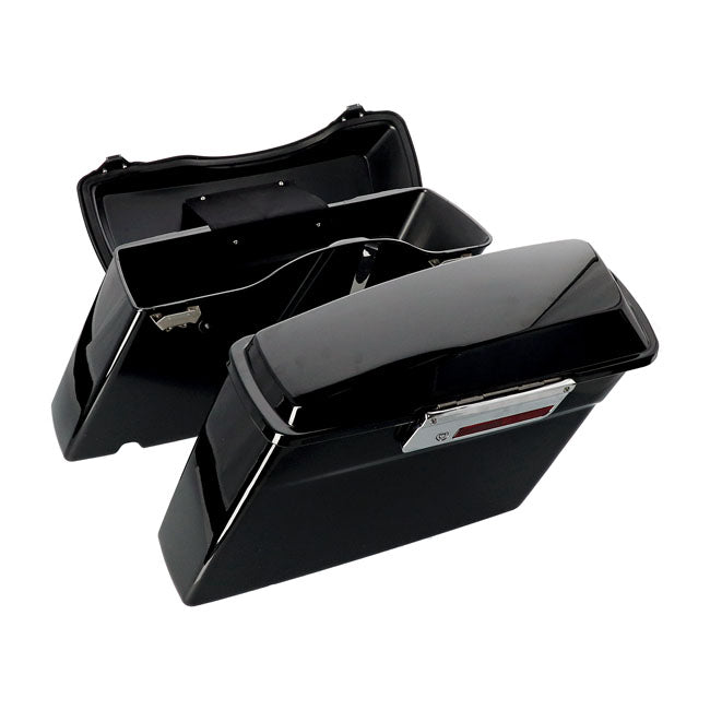 Standard Saddlebag Set. Black Saddlebags Mcs