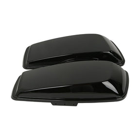 Saddlebag Lid Set. Black Saddlebags Lids Mcs
