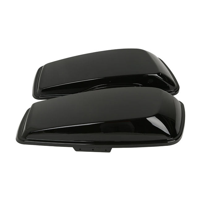 Saddlebag Lid Set. Black Saddlebags Lids Mcs