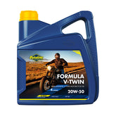 Putoline, Formula V Twin 20 W 50 Motor Oil. 4 Liter Oils Putoline