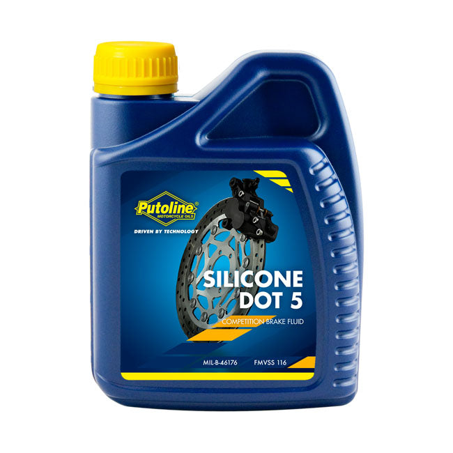 Putoline, Dot 5 Silicone Brake Fluid. 500cc Brake Fluids Putoline