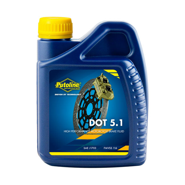 Putoline, Dot 5.1 Brake Fluid. 500cc Brake Fluids Putoline